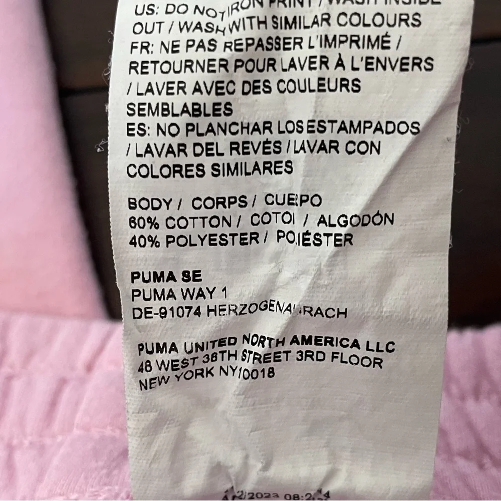 Puma Pink Hoodie Sweatshirt and Joggers Matching Set - Picture 11 of 12
